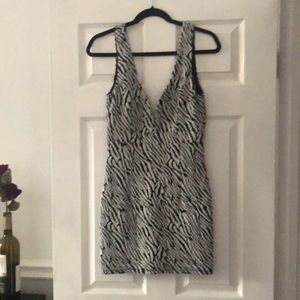 Zebra print dress